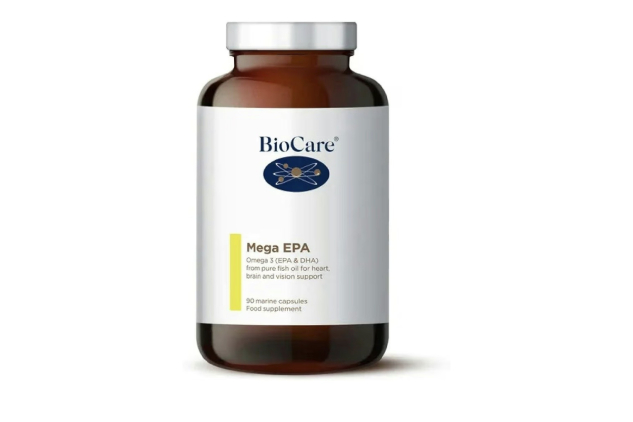 BioCare Mega EPA 90 Capsules Pure Fish Oil with Omega-3 Fatty Acids, EPA 90 Capsules
