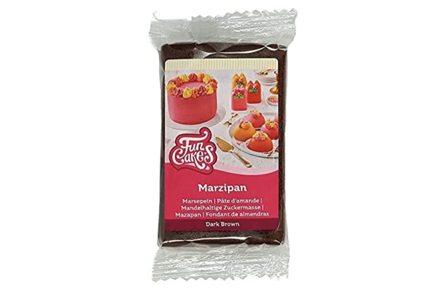 FunCakes Marzipan Dark Brown Easy to Use 250g