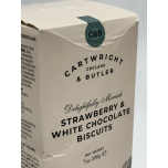 Cartwright & Butler Strawberry & White Chocolate Biscuits 200g | See Description