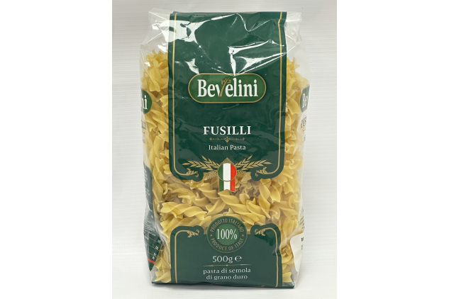 Bevelini Fusilli Italian Pasta 500g