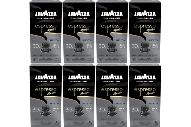 Lavazza Espresso Maestro Ristretto Nespresso Compatible Capsules 8 x 30