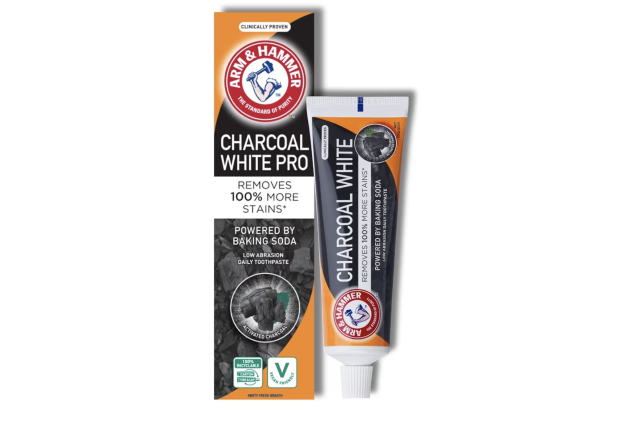 Arm & Hammer Activated Charcoal White Toothpaste  75ml - Imperfect Box