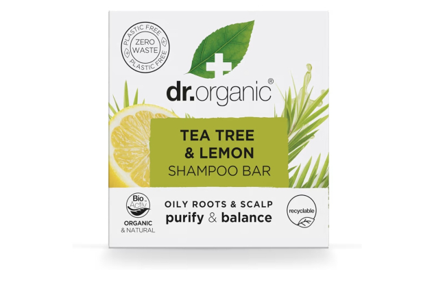 Dr Organic Tea Tree & Lemon Shampoo Bar 75g