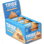 TRIBE Protein + Focus Peanut Butter Blondie Vegan Protein Flapjack Bars 12 x 60g