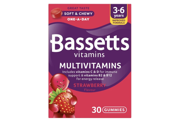 Bassetts Vitamins 3-6 Years Strawberry Flavour Multivitamins 30 Gummies