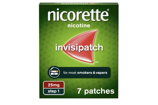 Nicorette InvisiPatch Nicotine Patches Step 1  25mg 7 Patches