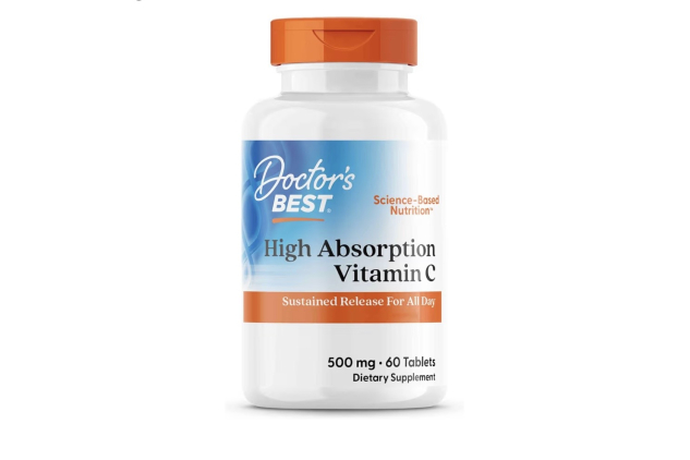 Doctor's Best High Absorption Vitamin 500mg with Flavonoids 60 Tablets