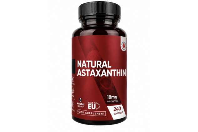 Natural Astaxanthin 18mg 240 Vegan Capsules
