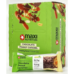 MaxiNutrition Creamy Core Protein Bars Chocolate Peanut Caramel 12 x 45g | Plant Based Vegan Protein Snack | Low Sugar | 8.3g Protein Per Bar
