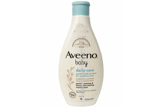 Aveeno Baby Daily Care Gentle Bath & Wash 400ml Imperfect Bottle