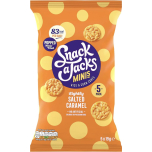 Snack A Jacks Minis Lightly Salted Caramel Rice & Corn Cakes 5 x 19g | Popped Snack Multipack | 83 Calories Per Bag