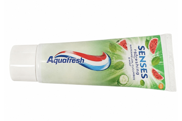 Aquafresh Senses Refreshing Watermelon Cucumber & Mint Toothpaste 75ml No Outer Box