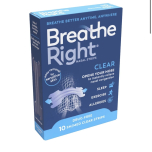 Breathe Right Clear Nasal Strips Small/Medium 10 Pieces