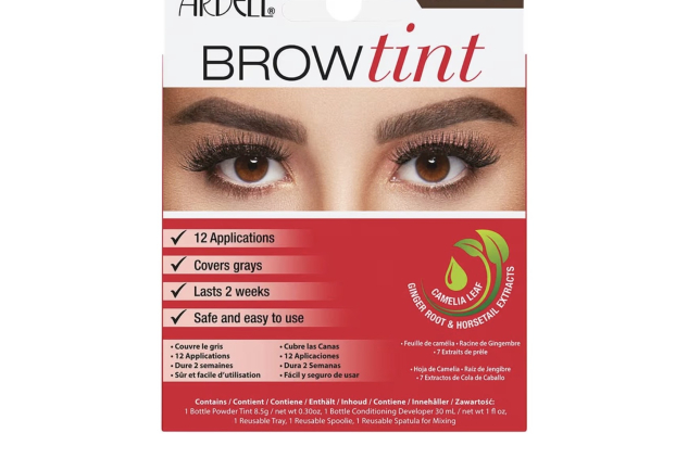 Ardell at Home Eyebrow Tint Kit Medium Brown Semi-Permanent 12 Applications