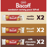 Lotus Biscoff Sandwich Biscuits Variety Pack 6 x 150g | 90 Filled Biscuits | 3 Flavours