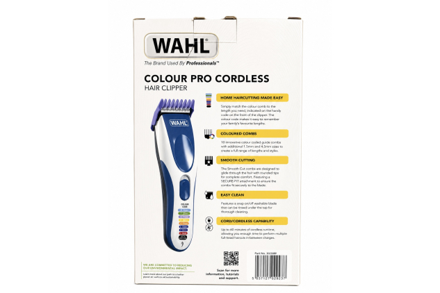 WAHL Colour Pro Cordless Clipper Kit