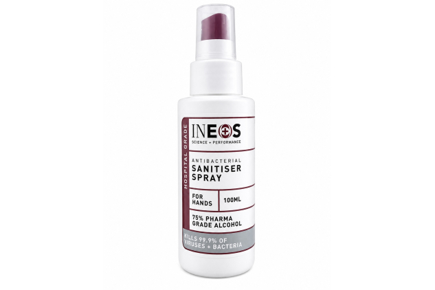 INEOS Anti Bacterial Hand Sanitiser Spray 100ml