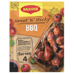 MAGGI So Juicy Sweet 'n' Sticky BBQ Chicken Recipe Mix 41g with Cooking Bag