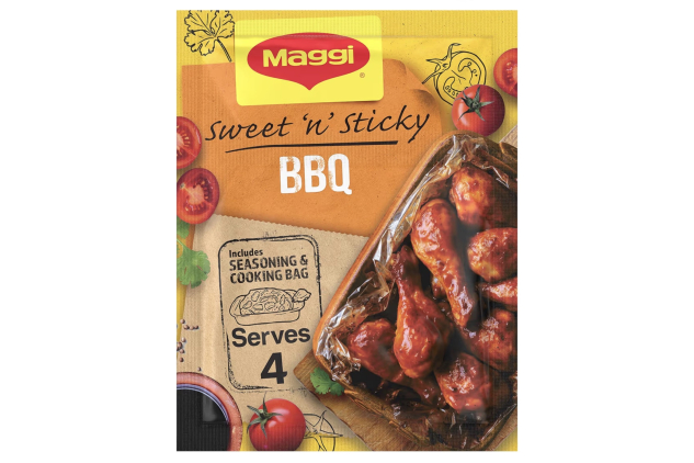 MAGGI So Juicy Sweet 'n' Sticky BBQ Chicken Recipe Mix 41g with Cooking Bag
