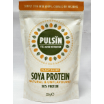 Pulsin Natural & Unflavoured Soya Protein Powder 250g | 90% Plant Protein | Vegan Protein Isolate
