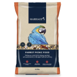 Marriage's Picnic Parrot Food 12.55kg Premium Parrot Seed Mix with Peanuts & Fruit