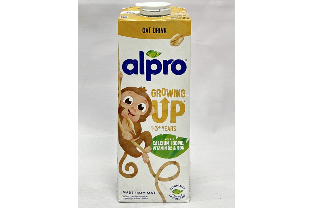 Alpro Growing Up 1-3+ Years Oat Drink | CREASED BOTTLE