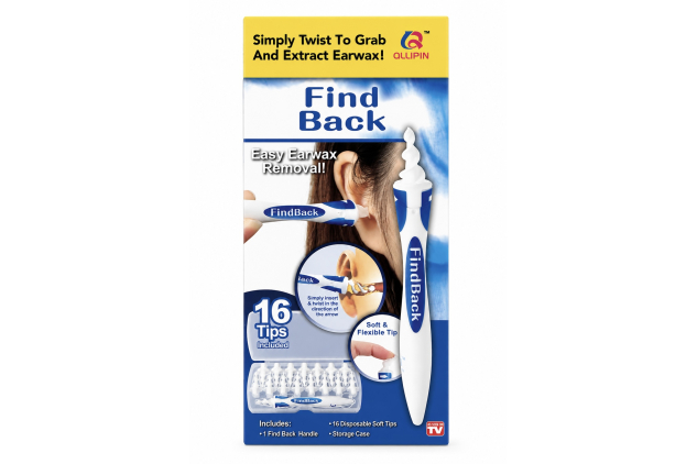 Find Back Earwax Removal Kit with 16 Soft Tips