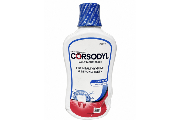 Corsodyl Cool Mint Alcohol-Free Mouthwash 500ml
