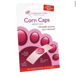 Carnation Corn Caps 10 Medicated Plasters