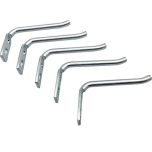 Work>it Straight Tool Board Hooks 3 x 5cm 5 Pack