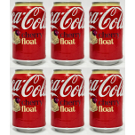 Coca-Cola Cherry Float 6 x 330ml Cans – Sparkling Cherry & Vanilla Flavour Drink