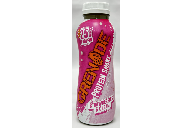 Grenade Strawberries & Cream Protein Shake 8 x 330ml Low Sugar | PAST BBE DATE
