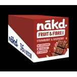 Nakd Strawberry & Raspberry Bars 36 x 44g