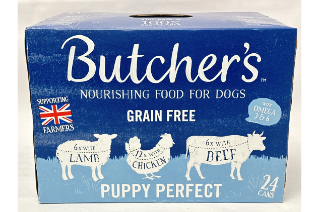 Butcher's Puppy Perfect Wet Dog Food 24 x 400g