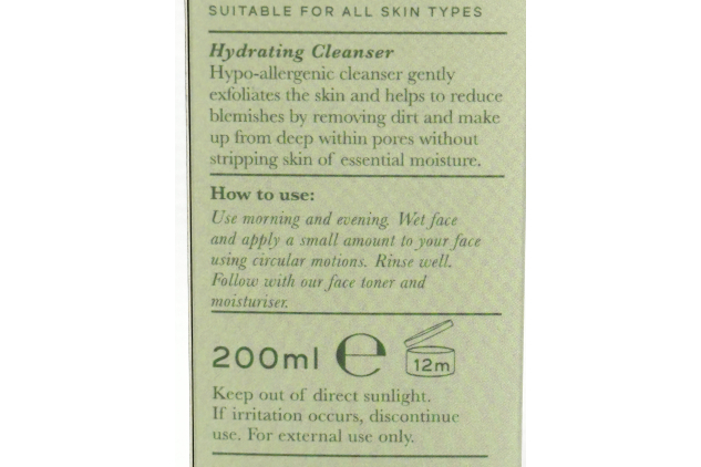 Good Human Hydrating Cleanser 200ml – Salicylic Acid & Aloe Vera Face Wash | See Description