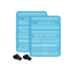 Comfytemp 2 Packs Reusable Gel Ice Pack for Sports Injuries with Straps Large Versatile Hot & Cold Therapy
