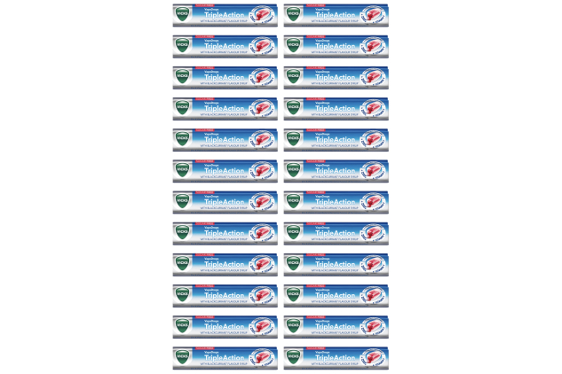 Vicks VapoDrops TripleAction Sugar Free Blackcurrant Lozenges 24 x 42g – Menthol, Zinc & Vitamin C