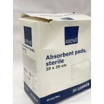 ABENA Sterile Absorbent Wound Dressing Pads 20 x 20cm Pack of 25 | Damaged Outer Box Packaging