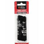 CHERRY BLOSSOM 75Cm Black Twin Laces Imperfect Packaging