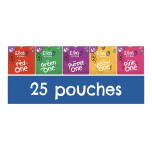 Ella’s Kitchen Organic Fruit Smoothie Pouches Assortment 25 Pack – 5 Varieties