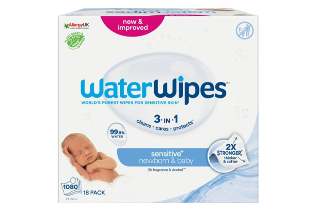 WaterWipes Sensitive+ Baby Wipes 18 x 60