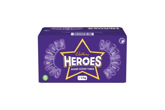 Cadbury Heroes Chocolate Bulk Sharing Box 2kg