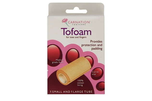 Carnation Tofoam Toe & Finger Padding 2 Tubes