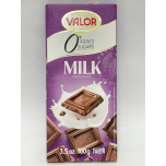 Valor No Added Sugar Milk Chocolate 100g