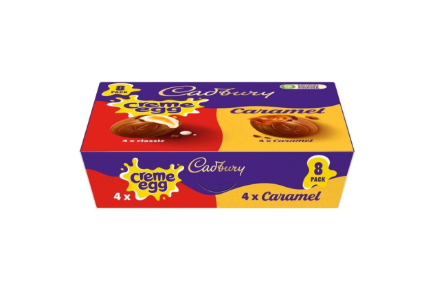 Cadbury Creme & Caramel Egg Mixed 8 Pack 320g