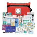 General Medi Mini First Aid Kit, 92 Pieces Small First Aid Kit - Includes Emergency Foil Blanket