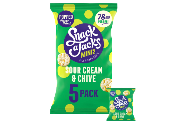 Snack a Jacks Sour Cream & Chive 5 x 19g