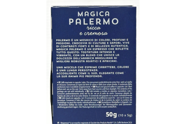 Caffè Borbone Magica Palermo Aluminium Coffee Capsules Compatible with Nespresso 100 Capsules