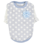 Pinkaholic NAUA-TS7607-SB-L Alva Dog T-Shirt LSky Blue