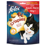 Felix Crispies Beef & Chicken Cat Treats 180g